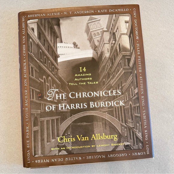 Hardcover The Chronicles of Harris Burdick 14 tales by Chris Van Allsburg - Picture 1 of 12